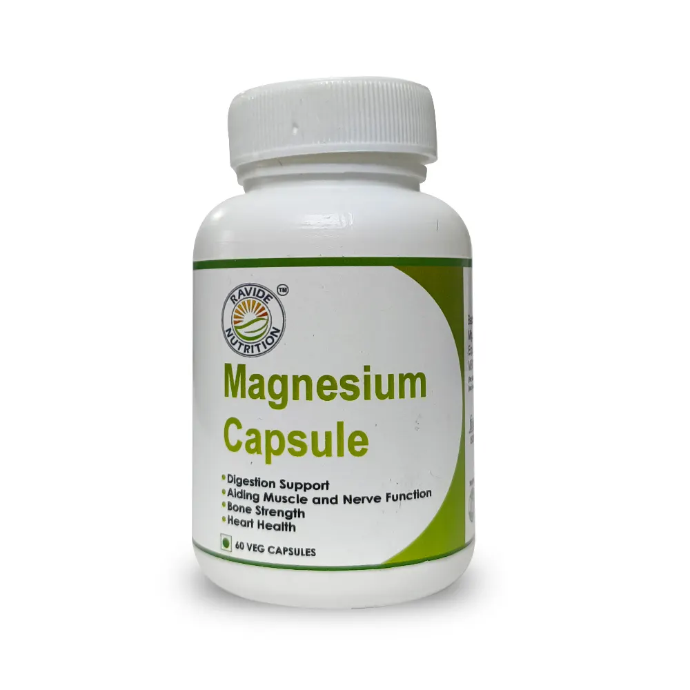 Magnesium Capsules - Essential Mineral Support for Muscle, Bone & Recovery Health