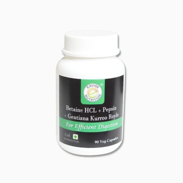 Betaine HCl + Pepsin + Gentian Bitters - Digestive Support Formula