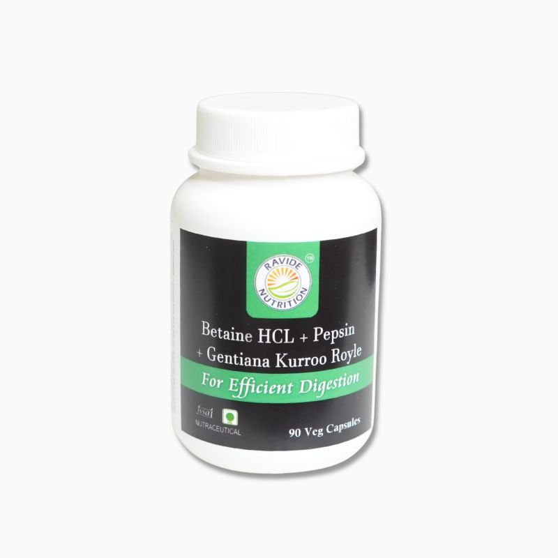 Betaine HCl + Pepsin + Gentian Bitters - Digestive Support Formula