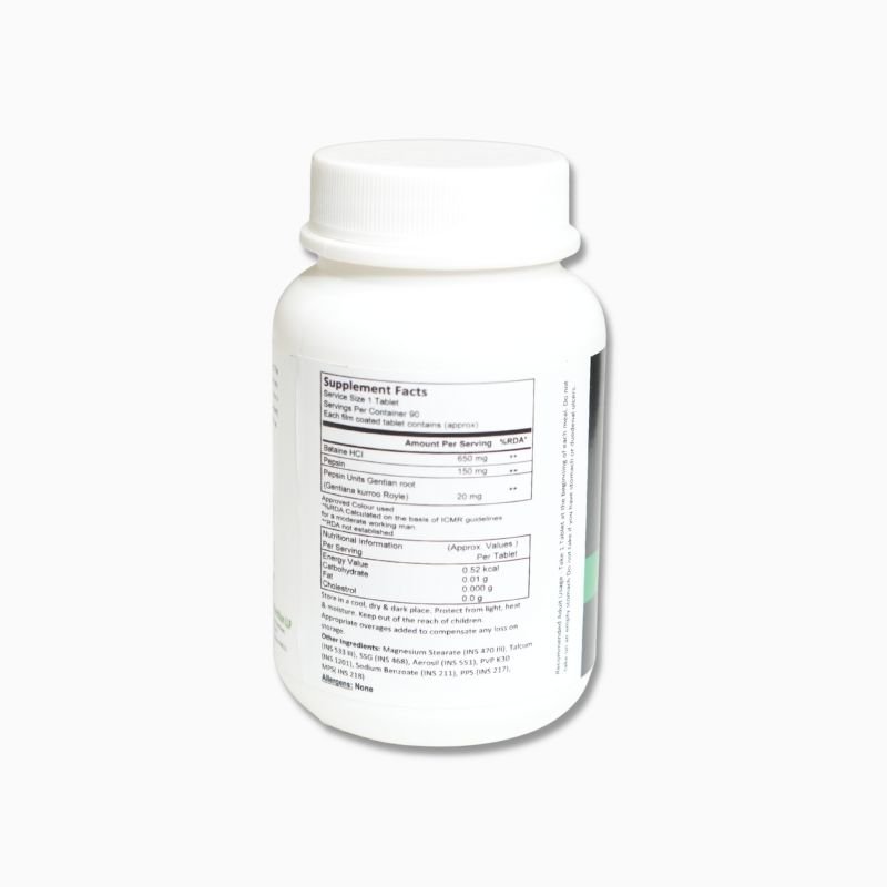 Betaine HCl + Pepsin + Gentian Bitters - Digestive Support Formula - Image 2