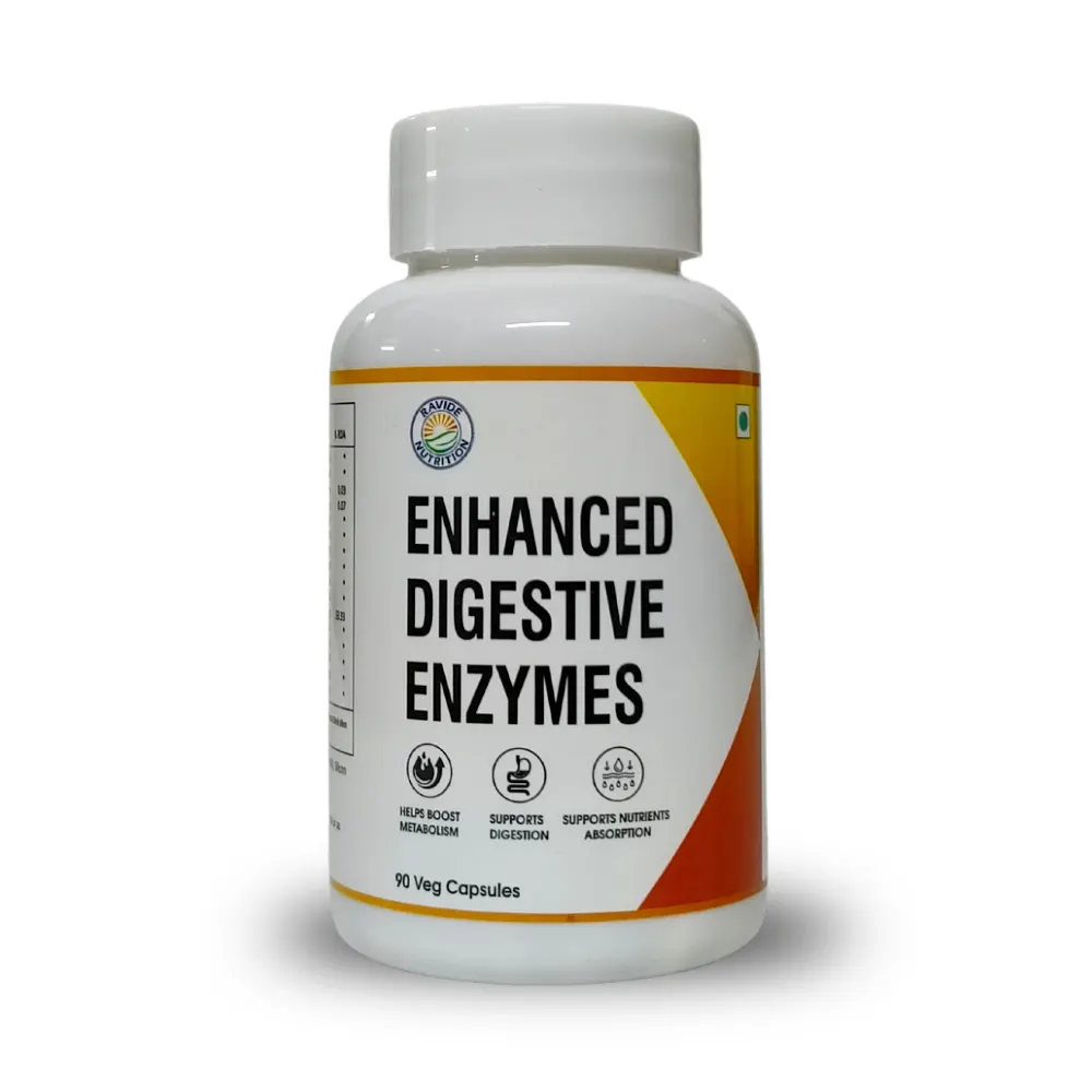 Enhanced Digestive Enzymes - Advanced Digestive Enzyme Blend for Better Digestion & Nutrient Absorption