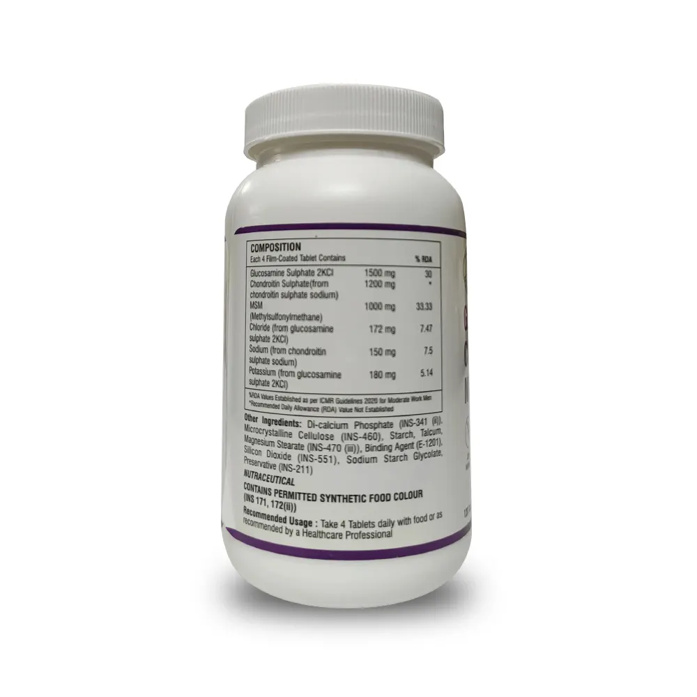 Glucosamine Chondroitin MSM - Triple Action Formula for Joint Comfort, Flexibility & Support - Image 2
