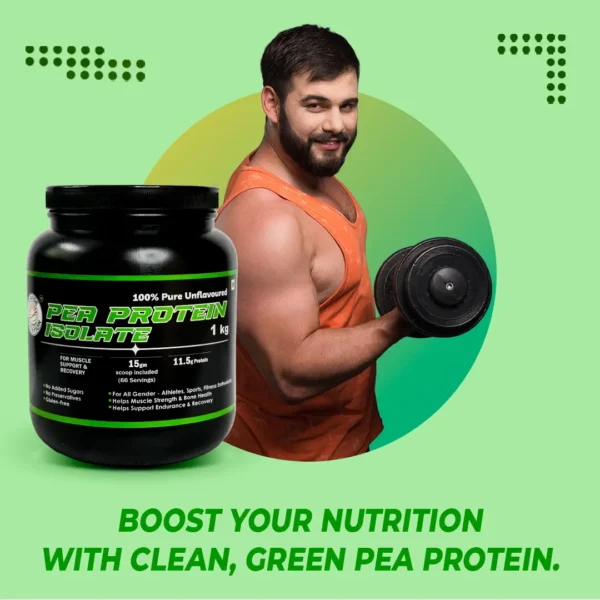 Pea Protein Isolate - Pure Plant Protein for Muscle Strength & Endurance - Image 4