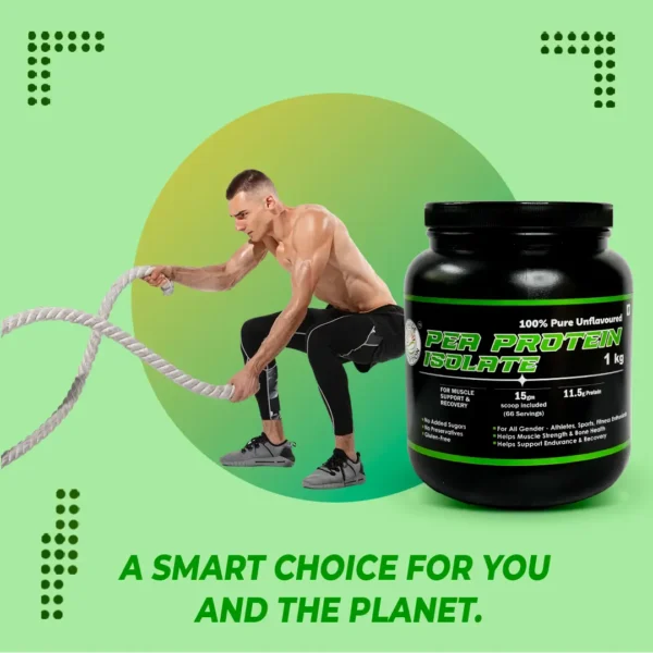 Pea Protein Isolate - Pure Plant Protein for Muscle Strength & Endurance - Image 5