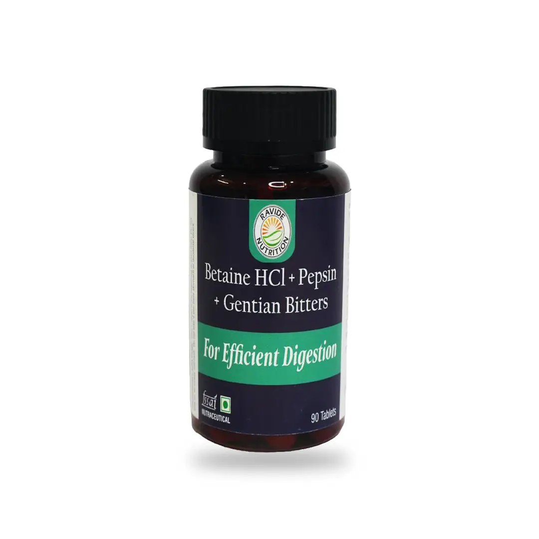 Betaine HCl + Pepsin + Gentian Bitters – Digestive Support Formula