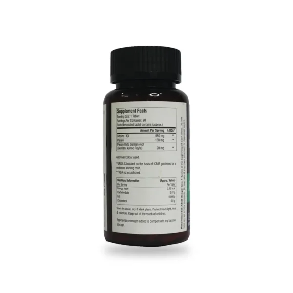Betaine HCl + Pepsin + Gentian Bitters - Digestive Support Formula - Image 2