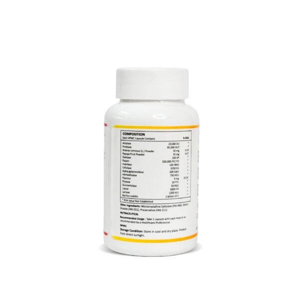 Enhanced Digestive Enzymes - Advanced Digestive Enzyme Blend for Better Digestion & Nutrient Absorption - Image 2